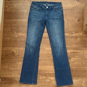 White House Black Market Blue Boot Cut Jeans